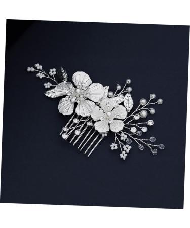 Didiseaon 1pc Comb Bridal Hairband Crystal Hair Decor Bridal Hair Clip Pearl Hair Barrettes Rhinestone Barrettes Beautiful Hairband Wedding Hair Clip Bride Decorate Manual Alloy - Buy Online on GoSupps.com