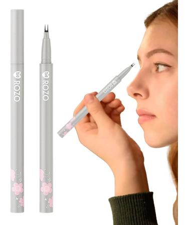 Lower Eyelash Eyeliner Double Eyelid Liquid Eye Liner Eyeliner Pencil | With Ultra-Fine Tip Eyeliner Liquid Liner Double Eyelid Waterproof For Natural Looking Eyelashes X601# Cool Gray - Buy Online on GoSupps.com