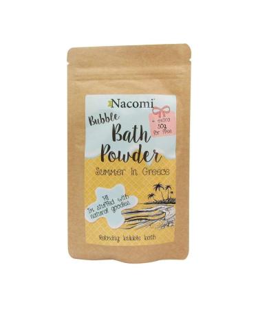 Nacomi Natural Relaxing Bubble Bath Powder Summer in Greece 100+50g