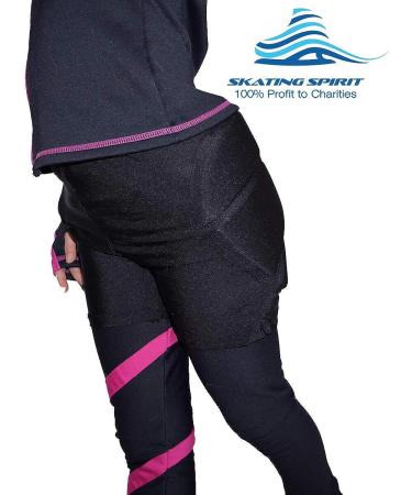 Skating Spirit Padded Shorts for Hip and Tailbone Protection - Medium - Buy Online on GoSupps.com