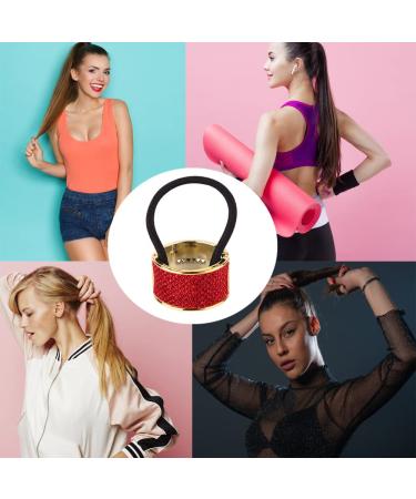 10 Pack Rhinestone Hair Ponytail Holders - Glitter Punk Gothic Elastic Hair Bands for Women and Girls - Buy Online on GoSupps.com