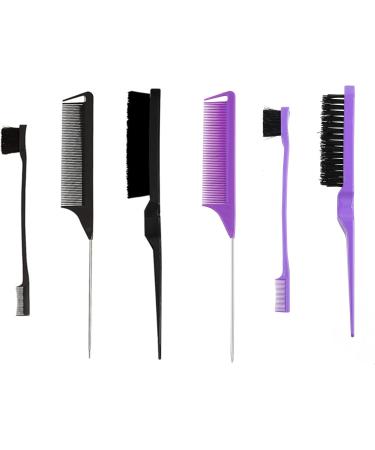 Lot de 3 peignes de beaut 3 pi ces pour cheveux peigne queue pour les voyages les femmes les b b s les enfants les femmes les b b s et les enfants violet - Buy Online on GoSupps.com