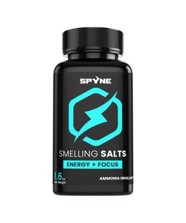 Spyne Smelling Salts for Athletes | Sniffing Salts for Instant Energy Boost - Hundreds of Uses Per Bottle - Body Building & Work Performance