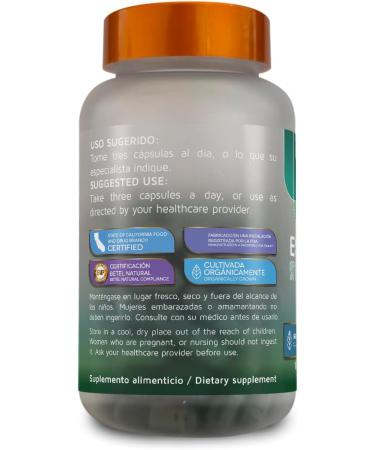 Betel Natural Premium Espirulina/Spirulina 90 Capsules Protein Packed Nutrition - 1500 mg per Serving - Buy Online on GoSupps.com