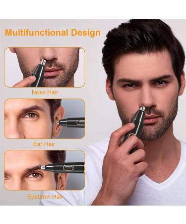 Dewedrt Nose Hair Trimmer Portable Electric Face Ear Hair Clean Trimmer for Men Women Washable Nose Hair Removal Shaver - Buy Online on GoSupps.com