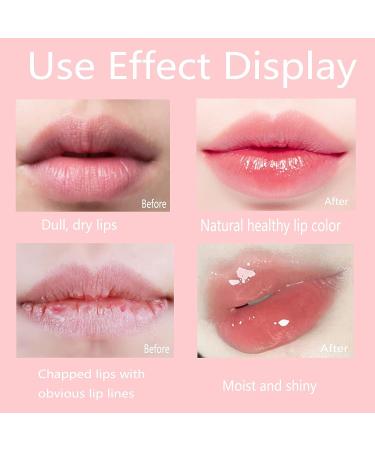 3Pcs Temperature Color Change Lip Gloss Set - Hydrating Clear Lip Oil - High-Shine Peach Long Lasting Moisturizing Plumping Gloss for Women - Buy Online on GoSupps.com