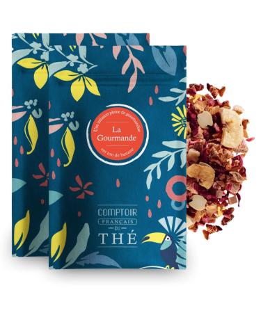 2x100g d'Infusion gourmande la Banane - D licieuse Chaude ou Glac e | La Gourmande COMPTOIR FRAN AIS DU TH