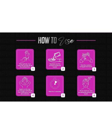 Buy Black Shampoo Hair Color (15ml Pack of 10) - International Shipping Available - Buy Online on GoSupps.com