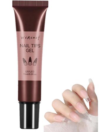 Vigcebit Gel Builder for Nails - UV Nail Glue Clear Hard Gel & Nail Extension Gel for DIY Nail Art & Manicure - Buy Online on GoSupps.com