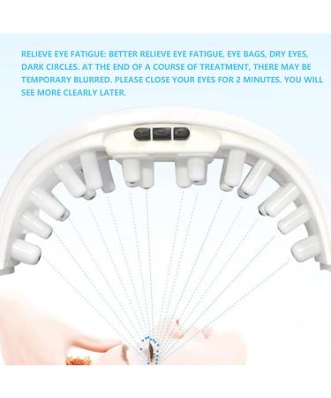 Vibration Eye Massage Device | Soothing Eye Muscle Relaxation Tool for Fatigue Relief | Sleep Eye Massager for Ultimate Relaxation - Buy Online on GoSupps.com