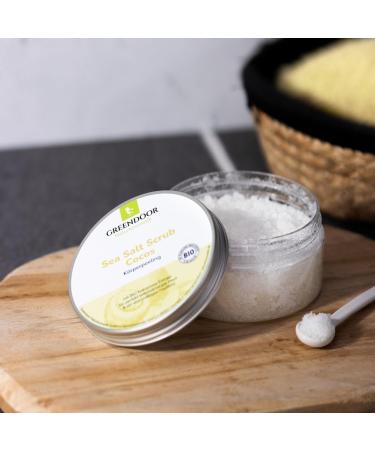Greenendoor Body Peeling Sea Salt Cocos - Natural Microplastic-Free Scrub with Organic Coconut | 280g | Exfoliating Body Scrub for Women | Sauna Salt for a Luxurious Shower Experience - Buy Online on GoSupps.com