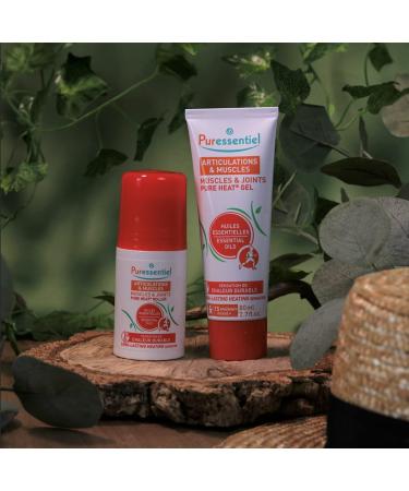 Puressentiel Muscles and Joints Pure Heat Roller - Natural Pain Relief - Vegan - 2.5 Oz - Buy Online on GoSupps.com