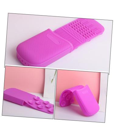 FRCOLOR 2pcs Makeup Brush Cleaner Mat - Foldable & Multifunctional Brush Cleaning Pads for Cosmetics - Buy Online on GoSupps.com