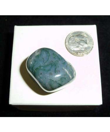 Natural Crystal Rough Decoration Moss Agate TumbledStone Brazil 15 Grams - Buy Online on GoSupps.com