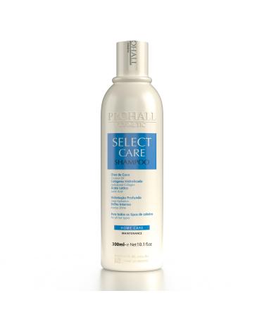 Prohall Cosmetic Select Care Hair Shampoo Post Prohall Select One Treatment - Damaged Hydrating Shampoo for Dry Hair-Cleanse & Moisturize Reduces Frizz & Improving Hair Elasticity & Softnes-10.1FLOz