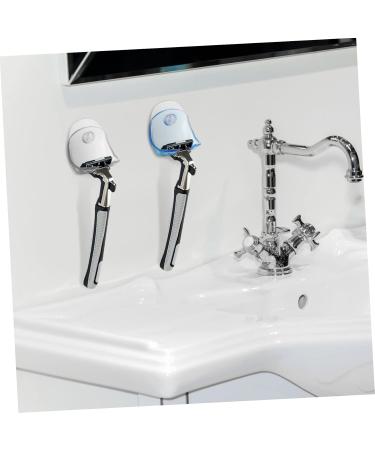 BUIFULSIC 6S Razor Holder with Suction Cup Wall Bracket | Bathroom Hook for Hot Razor & Cloakroom Stand | Durable Razor Organizer - Buy Online on GoSupps.com