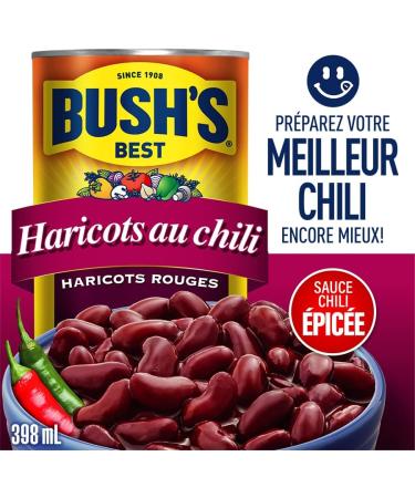 Bush's Best Dark Red Kidney Beans in Spicy Chili Sauce - Buy Online on GoSupps.com