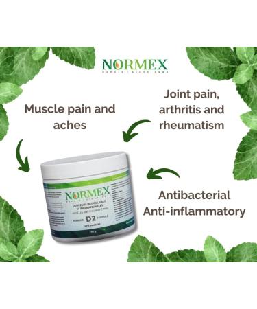 Normex analgesic ointment menthol pain relief articular muscle pain stiffness joints back pain contusion sprain strain sore muscles 90 g - Buy Online on GoSupps.com