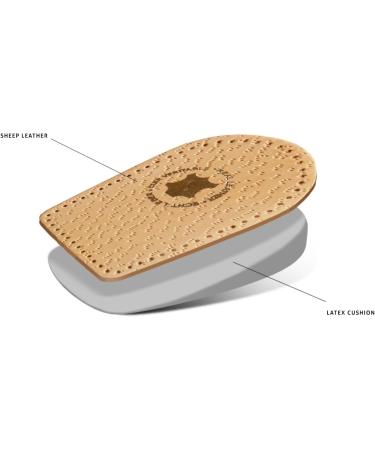Women's Shoe Inserts for Heel Padding | Plant-Based Leather & Soft Latex | Self-Adhesive - Kaps Elflex (EUR 38-40) - Buy Online on GoSupps.com