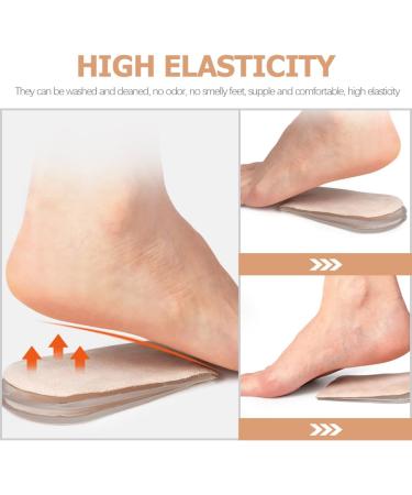 minkissy 1 Set Half Size Heel Pad Sports Heel Pads Creative Heel Pads Footed Pads Shoes Height Increase Cushions Heightened Pad Shoes Height Increase Pads Heel Lift Portable Heel Pads - Buy Online on GoSupps.com