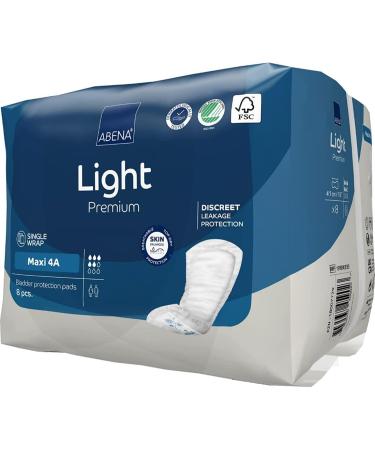 Abena Eco-Friendly Women's Incontinence Pads Adults - Light Maxi 4A 1000ml 8PK - Buy Online on GoSupps.com