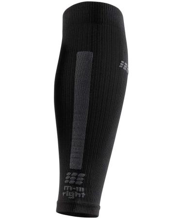CEP Ultralight Compression Calf Sleeves for Men - Black/Dark Grey - Buy Online on GoSupps.com