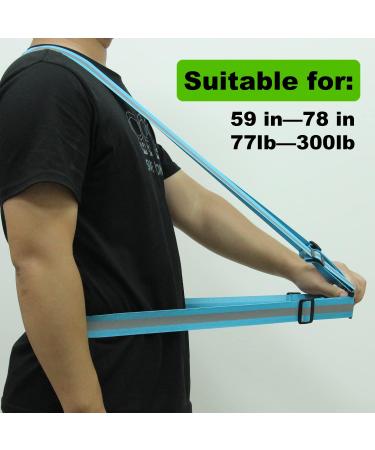 Reflective Running Vest for Women and Men | Adjustable & Lightweight | Highly Visible Safety Vest for Night Running, Jogging, Cycling, and Dog Walking - Blue - Buy Online on GoSupps.com