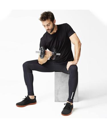 relxfeet Men's Barefoot Cross-Trainer Shoes Wide Toe Zero Drop Sole - Size 11 Wide Black Rubber - Buy Online on GoSupps.com