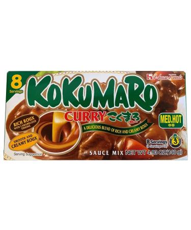 HOUSE Curry Sauce KOKUMARO from Japan import (Medium Hot, 4.94oz) 4.94 Ounce (Pack of 1)