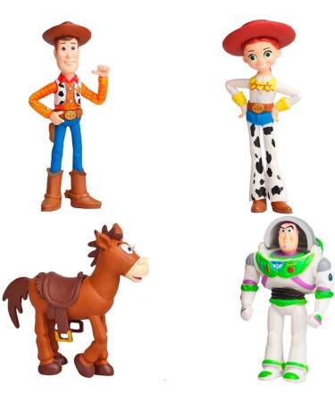 Toy Story Cake Toppers - Set of 7 Mini Figurines Including Woody, Jessie, Buzz Lightyear - Perfect for Birthday Cakes! - Buy Online on GoSupps.com