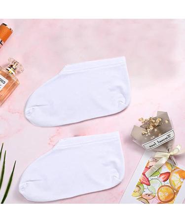 AYNKH 3 Pairs Moisturizing Socks Overnight Cotton Spa Socks Foot Care Foot Cover for Dry Cracked Feet Lotion Enhancing Absorbing for Women and Men - Buy Online on GoSupps.com