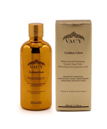 Golden Glow Hydrating Fresh Scented Witch Hazel Hyaluronic Acid Toner