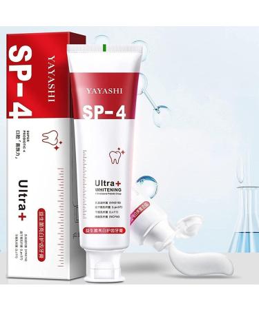 Yayashi SP-4 Probiotic Toothpaste | Natural Tooth Whitener & Brightening Cloam Paste for Fresh Breath | Complete Tooth Care & Spot Removal - Buy Online on GoSupps.com