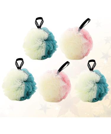 5pcs Korean Body Exfoliator Scrubber Set - Kid-Friendly Bath Accessories | International Shipping Available - Buy Online on GoSupps.com