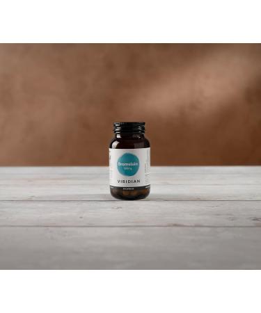 Viridian Bromelain - Digestive Enzyme - 30 x 500mg Vegicaps - Buy Online on GoSupps.com