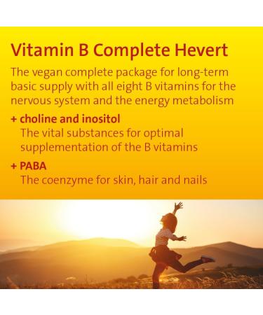 Vitamin B Complete Hevert - 60 Capsules | Advanced Energy Boost & Immune Support | Shop Internationally - Buy Online on GoSupps.com
