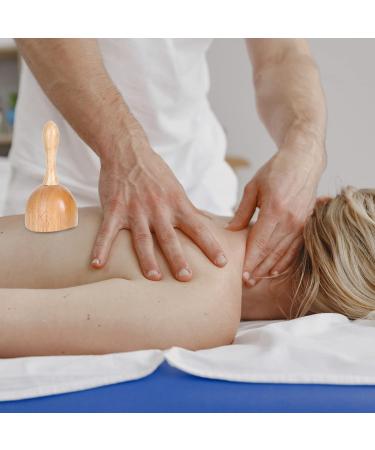 Wooden Massage Cup for Neck & Back | Chinese Gua Sha Tool for Muscle Tension Relief - Buy Online on GoSupps.com