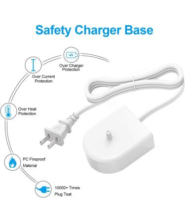 Charger Base for Philips Sonicare Electric Toothbrush HX6100 Replacement Travel Charger Compatible with Philips Sonicare HX3000 / HX6000 / HX8000 / HX9000 Series - Buy Online on GoSupps.com