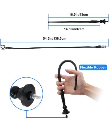 Herdio Marine Receiver Set with 4-inch Waterproof Speakers (2 Pairs) and Black Antenna - AM/FM Radio for Boat, Yacht, ATV, UTV - Buy Online on GoSupps.com