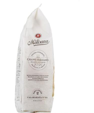  Italian Gourmet E.R. La Molisana Calaramata N. 314 Pasta Lenta Lavorazione Durum Wheat Semolina Pasta 500 g Bronze + Pulpa Italian Gourmet 400 g Pack of 6 - Buy Online on GoSupps.com