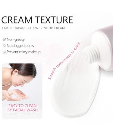 MIESCHER Sakura Tone Up Cream 1.06 Fl OZ - Hydrating, Lightweight & Brightening Face Cream - Buy Online on GoSupps.com