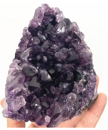 Natural Crystal Rough Crystal Natural Crystal Stone Uruguay Amethyst Geode Spiritual Crystal Cluster Stone Mineral Specimen - Buy Online on GoSupps.com