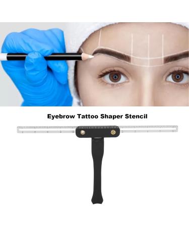 Eyebrow Ruler Eyebrow Measuring Tool Eyebrow Stencil Microblading Ruler inless Steel Shaper Shaping Eyebrow Positioning DIY Stencil Makeup Template Ruler( (Dragonfly Ruler)) - Buy Online on GoSupps.com
