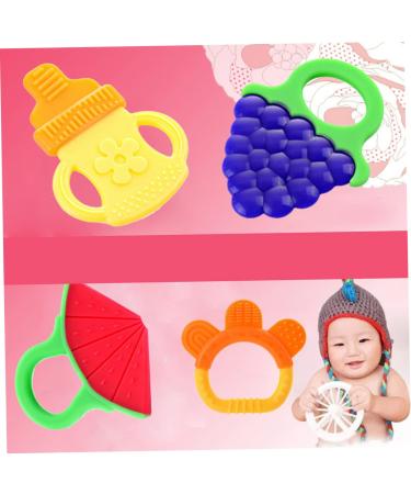 TOYANDONA Silicone Baby Teether - Safe Colorful Grinder for Infant and Toddler Teething - Buy Online on GoSupps.com