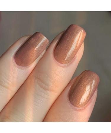 DouborQ Dark Nude Glitter Nail Polish Long-lasting Glossy Nail Art Varnish (11) Glitter Dark Nude - Buy Online on GoSupps.com