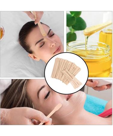 600 Small Wax Trowels & Wooden Sticks Set for Hair Removal | Facial Eyebrow Waxing Spatula Kit for Smooth Skin - Buy Online on GoSupps.com