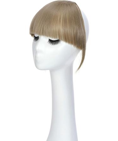 Clip In Bangs Hair Extensions - Dark Ash Blonde Front Neat Fringe Hairpiece for Women - Buy Online on GoSupps.com