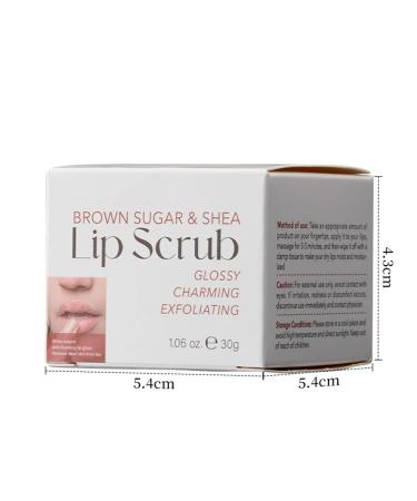 Aislor Lip Scrub Exfoliator - Gently Removes Dry Flaky Skin Moisturizes & Softens for Smooth Hydrated Lips Natural Lip Care Brown Sugar Shea One Size One Size Brown Sugar Shea - Buy Online on GoSupps.com