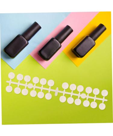 minkissy 12 Sets Nail Display Board Nail Tip Color Plate Rechargeable Razor for Women Sheer Nail Polish Nail Color Display Chart Nail Color Chart Fake White Sample Supplies 3d Plastic - Buy Online on GoSupps.com