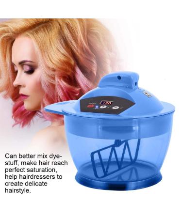 Electric Hair Coloring Bowl - Automatic Mixer Blender for Hair Dye - Blue - Buy Online on GoSupps.com